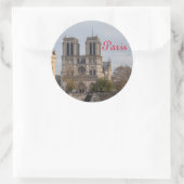Sticker Rond Notre-Dame de Paris (Sac)