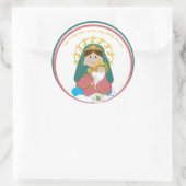 Sticker Rond Notre Dame étoile de la mer (Sac)