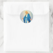 Sticker Rond Notre Dame Immaculée Conception (Sac)