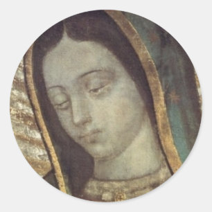 Sticker Rond Notre Madame de Guadalupe