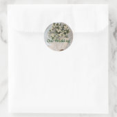 Sticker Rond Notre mariage (Sac)