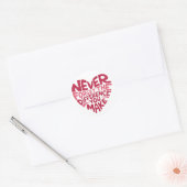 Sticker Rond N'Oubliez Jamais La Différence Que Vous Faites, Me (Enveloppe)