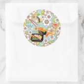 Sticker Rond Nourriture japonaise : Sushi Motif 4 (Sac)