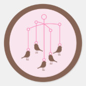 Sticker Rond Nourriture pour bébé (Devant)