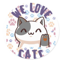 nous aimons les chats
