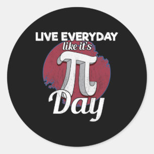 Sticker Rond Nous Avons Pi Funny 3.14 Cadeaux Pi Pour Les Amate