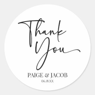 Sticker Rond Nous faisons classique moderne minimaliste minimal
