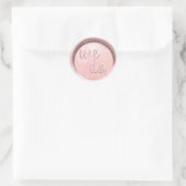 Sticker Rond *~ NOUS FAISONS Mariage de sceaux de cire (Sac)