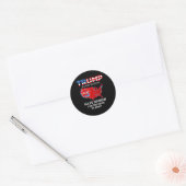 Sticker Rond Nous, Le Peuple, Avons Parlé De La Carte Des Élect (Enveloppe)