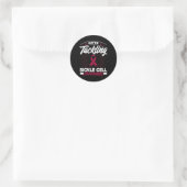 Sticker Rond Nous L'Emballons Avec La Conscience De L'Anémie Ce (Sac)