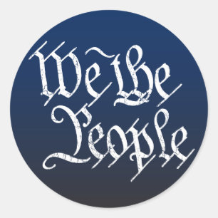 Sticker Rond Nous les personnes