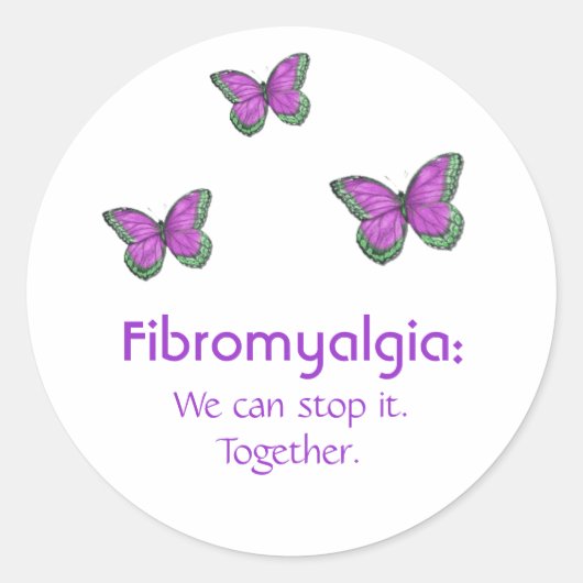 Sticker Rond Nous pouvons l'arrêter (Devant)