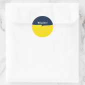 Sticker Rond Nous pouvons le faire Rosie (Sac)