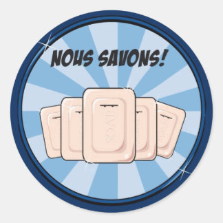 Sticker Rond Nous savons !