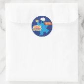 Sticker Rond Nous sommes des gourmands | Cookies frais ! (Sac)