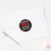 Sticker Rond Nous sommes les 99% - 99% occupy wall street (Enveloppe)