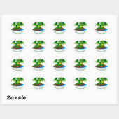 Sticker Rond Nous sommes les Dragons (Feuille)