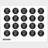Sticker Rond Nous sommes plus que de simples amis de bowling (Feuille)