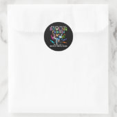 Sticker Rond Nous sommes plus que de simples amis de bowling (Sac)