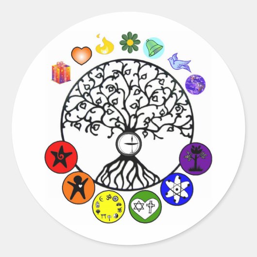 Sticker Rond Nous tenons nos promesses (Devant)