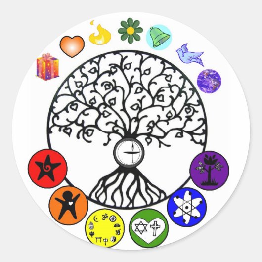 Sticker Rond Nous tenons nos promesses (Devant)