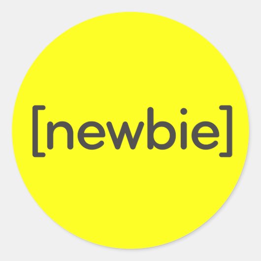 Sticker Rond Nouveau (Devant)