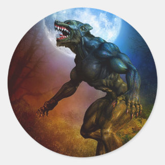 Sticker Rond Nouveau Alpha