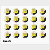 Sticker Rond Nouveau-Mexique (Feuille)