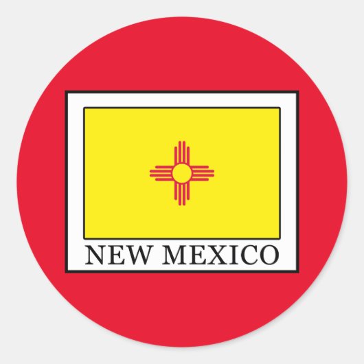 Sticker Rond Nouveau-Mexique (Devant)