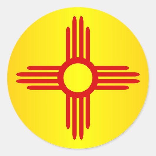 Sticker Rond Nouveau Mexique (SP) (Devant)