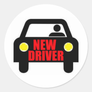 Sticker Rond Nouveau pilote