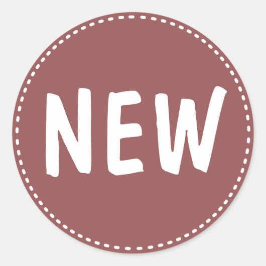 Sticker Rond Nouveau produit (Devant)
