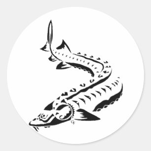 Sticker Rond Nouveau tribal