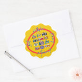 Sticker Rond NOUVEAUTÉ ! Faites chaque instant Dernier - Caméra (Enveloppe)