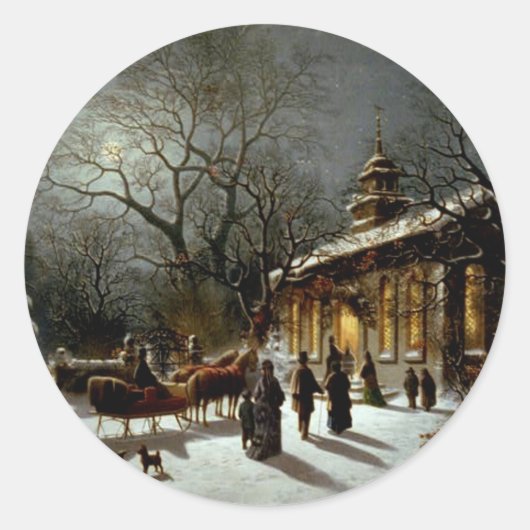 Sticker Rond Nouvel An (Devant)