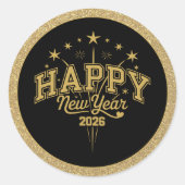 Sticker Rond Nouvel An (Devant)