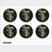 Sticker Rond Nouvel An (Feuille)