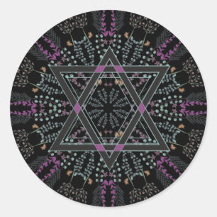 Sticker Rond Nouvel An juif Shana Tova