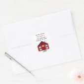 Sticker Rond Nouvelle adresse (Enveloppe)