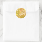 Sticker Rond Nouvelle Lily flowers (Sac)