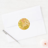 Sticker Rond Nouvelle Lily flowers (Enveloppe)