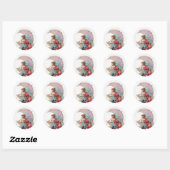 Sticker Rond Nouvelle lune (Feuille)
