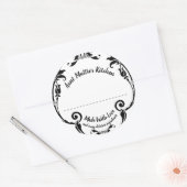 Sticker Rond Nouvelle-Orléans Grillwork Cuisine Baking (Enveloppe)