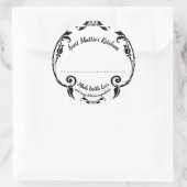 Sticker Rond Nouvelle-Orléans Grillwork Cuisine Baking (Sac)