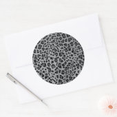 Sticker Rond Nouvelle texture léopard 11 (Enveloppe)