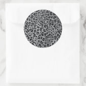 Sticker Rond Nouvelle texture léopard 11 (Sac)