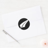 Sticker Rond nouvelle-zélande (Enveloppe)
