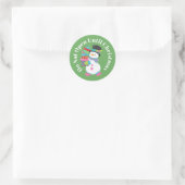 Sticker Rond N'ouvrez pas avant Noël (Sac)