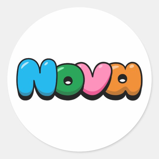 Sticker Rond Nova (Devant)