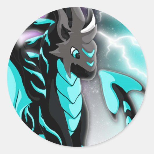 Sticker Rond Novastorm Dragon (Devant)